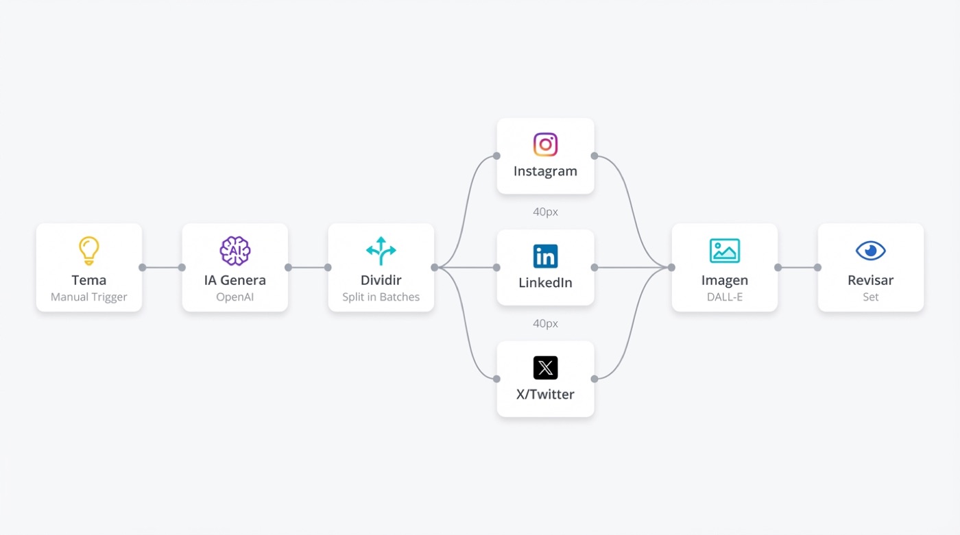Generación automática de contenido con IA
