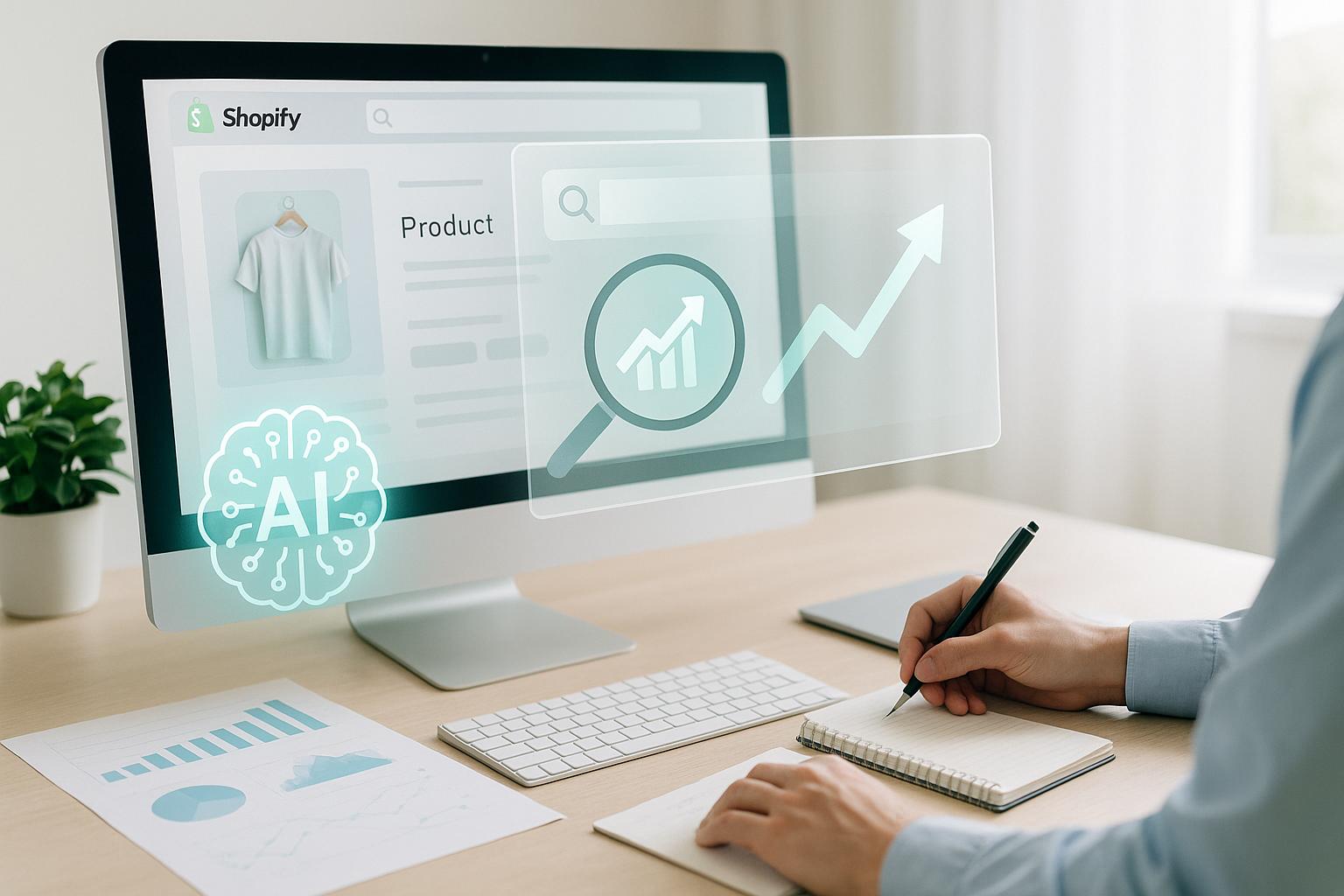 seo en shopify con IA