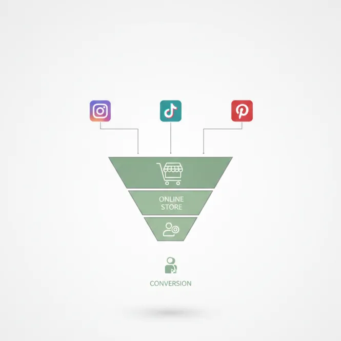 embudo-trafico-redes-sociales-ecommerce customer juorney redes sociales hacia ecommerce